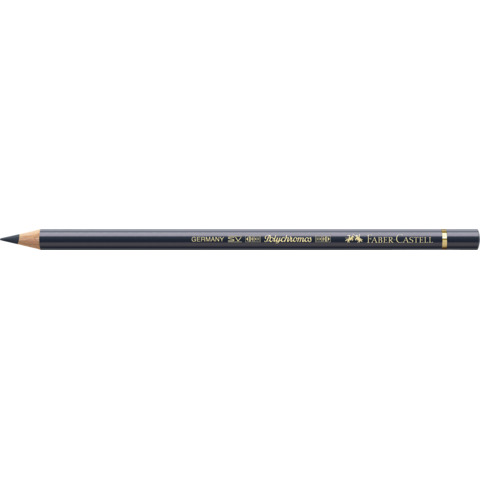 Matite colorate permanenti Faber Castell Polychromos mina 3,8 mm conf. 6 pezzi – grigio freddo VI – 110235