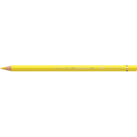 Matite colorate permanenti Faber Castell Polychromos mina 3,8 mm conf. 6 pezzi – giallo cromo chiaro – 110106
