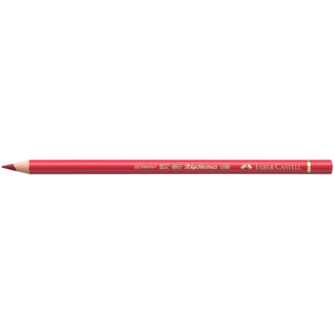 Matite colorate permanenti Faber Castell Polychromos mina 3,8 mm conf. 6 pezzi – carminio permanente – 110126