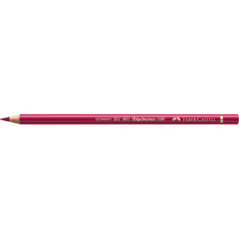 Matite colorate permanenti Faber Castell Polychromos mina 3,8 mm conf. 6 pezzi – rosso robbia – 110142