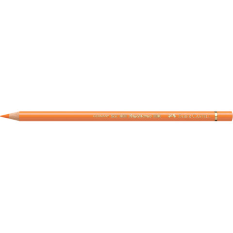 Matite colorate permanenti Faber Castell Polychromos mina 3,8 mm conf. 6 pezzi – arancione cadmio – 110111