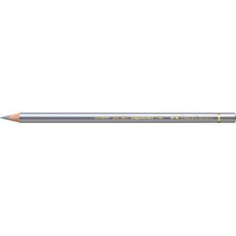 Matite colorate permanenti Faber Castell Polychromos mina 3,8 mm conf. 6 pezzi – argento – 110251