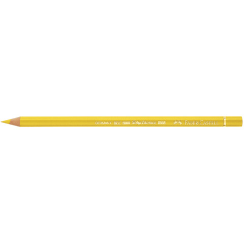 Matite colorate permanenti Faber Castell Polychromos mina 3,8 mm conf. 6 pezzi – giallo cadmio chiaro – 110105