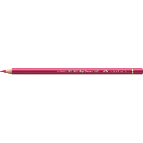 Matite colorate permanenti Faber Castell Polychromos mina 3,8 mm conf. 6 pezzi – rosa carminio – 110127