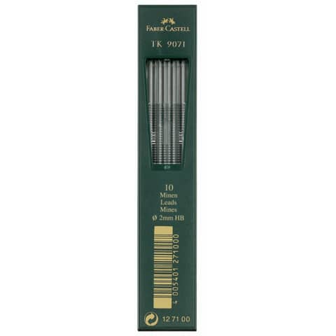 Astuccio 10 mine HB Faber-Castell TK 9071 2 mm – 127100