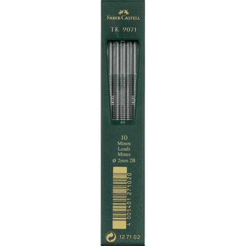 Astuccio 10 mine 2B Faber-Castell TK 9071 2 mm – 127102