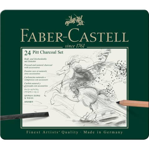 Set belle arti Faber Castell Monochrome charcoal – 112978