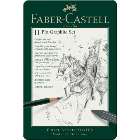 Set belle arti Faber Castell Monochrome graphite – 112972
