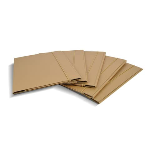 Cartellina con alette Euro-cart Eco Elite 25×35 cm con elastico conf. da 30 avana – CPEECO