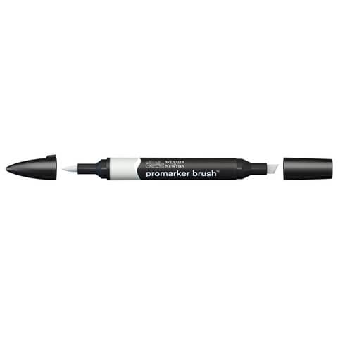 Pennarelli Winsor&Newton Promarker Brush doppia punta scalpello-pennello – cool grey 2 CG2 – 0204160