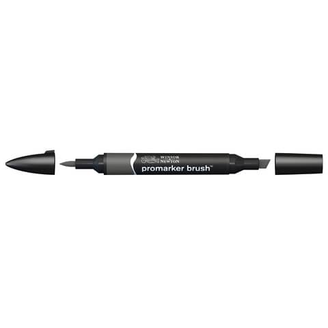 Pennarelli Winsor&Newton Promarker Brush doppia punta scalpello-pennello – cool grey 5 CG5 – 0204157