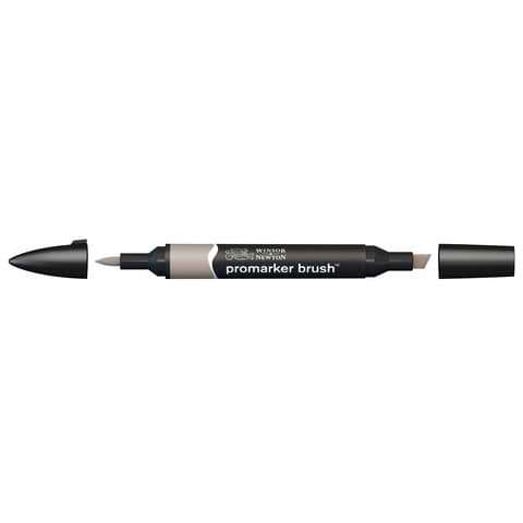 Pennarelli Winsor&Newton Promarker Brush doppia punta scalpello-pennello – warm grey 3 WG3 – 0204132