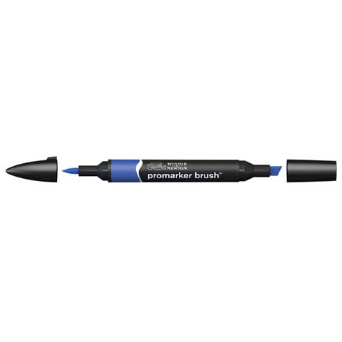 Pennarelli Winsor&Newton Promarker Brush doppia punta scalpello-pennello – egyptian blue B944 – 0204305