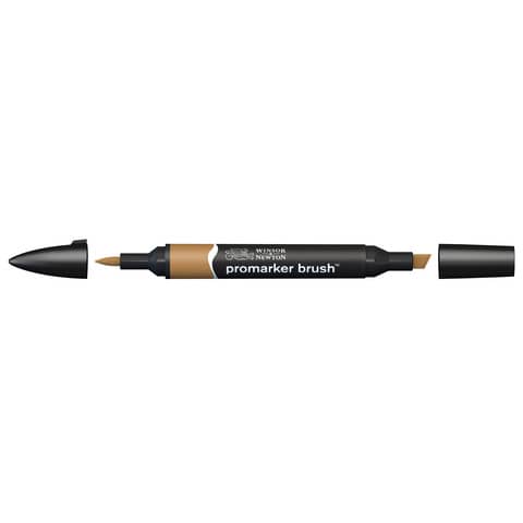 Pennarelli Winsor&Newton Promarker Brush doppia punta scalpello-pennello – cocoa O535 – 0204213