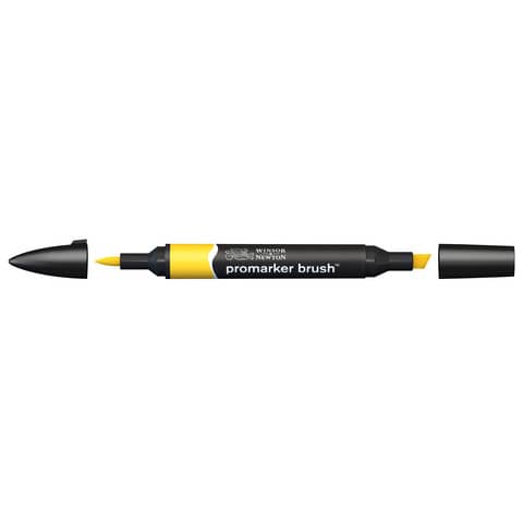 Pennarelli Winsor&Newton Promarker Brush doppia punta scalpello-pennello – sunflower Y156 – 0204224