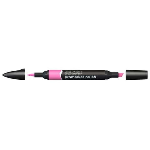 Pennarelli Winsor&Newton Promarker Brush doppia punta scalpello-pennello – cerise M647 – 0204375