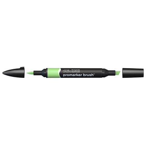 Pennarelli Winsor&Newton Promarker Brush doppia punta scalpello-pennello – apple G338 – 0204210
