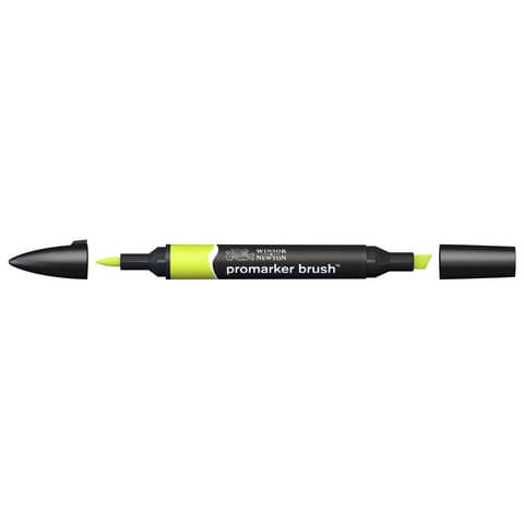 Pennarelli Winsor&Newton Promarker Brush doppia punta scalpello-pennello – lime green G178 – 0204071