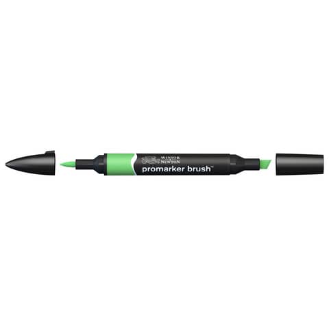 Pennarelli Winsor&Newton Promarker Brush doppia punta scalpello-pennello – grass G457 – 0204253