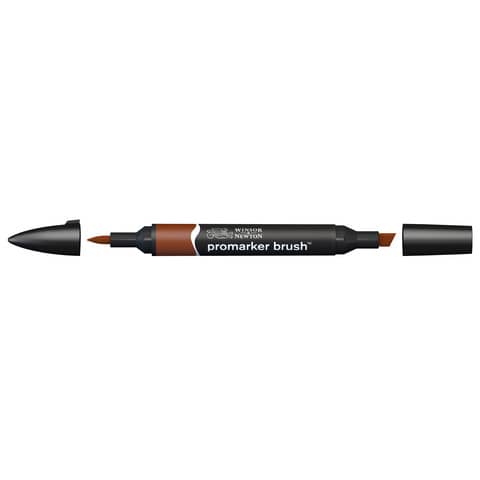 Pennarelli Winsor&Newton Promarker Brush doppia punta scalpello-pennello – henna O225 – 0204105