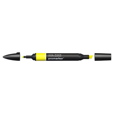 Pennarelli Winsor&Newton Promarker doppia punta fine-larga – giallo Y657 – 0203173