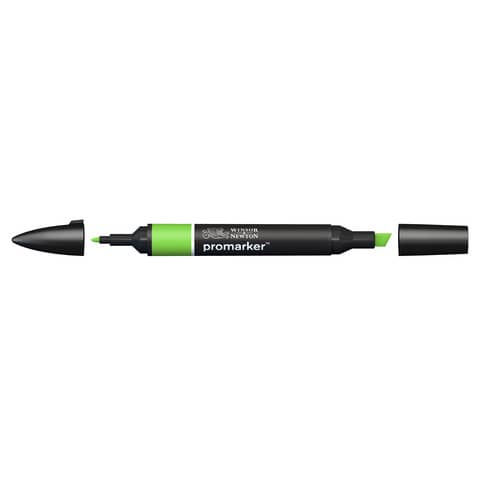 Pennarelli Winsor&Newton Promarker doppia punta fine-larga – bright green G267 – 0203069