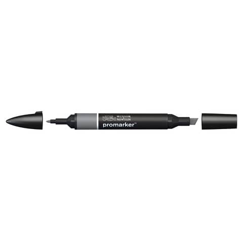 Pennarelli Winsor&Newton Promarker doppia punta fine-larga – cool grey 4 CG4 – 0203158