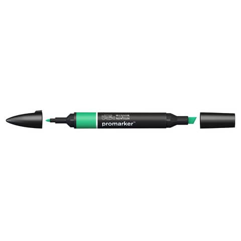 Pennarelli Winsor&Newton Promarker doppia punta fine-larga – emerald G657 – 0203235