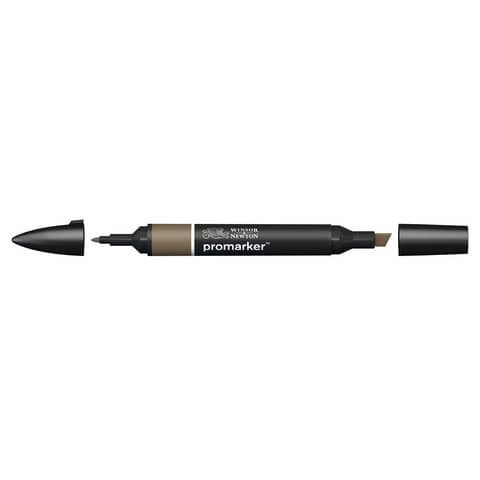 Pennarelli Winsor&Newton Promarker doppia punta fine-larga – umber O615 – 0203251