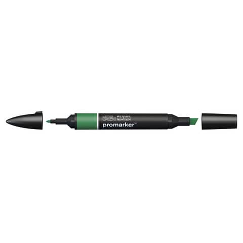 Pennarelli Winsor&Newton Promarker doppia punta fine-larga – verde pino G635 – 0203244