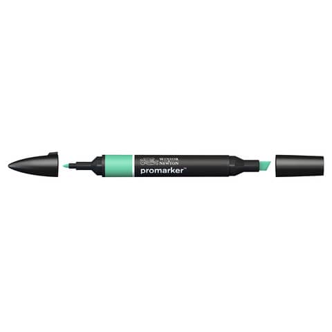 Pennarelli Winsor&Newton Promarker doppia punta fine-larga – verde menta G637 – 0203223