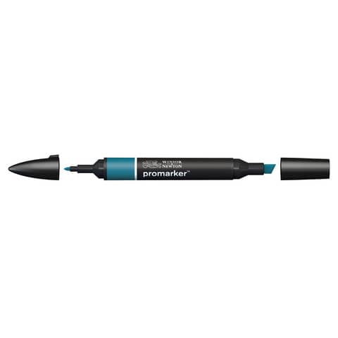 Pennarelli Winsor&Newton Promarker doppia punta fine-larga – blu petrolio C824 – 0203064