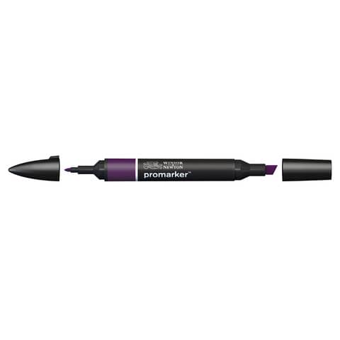 Pennarelli Winsor&Newton Promarker doppia punta fine-larga – aubergine V524 – 0203290