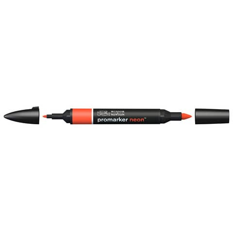 Pennarelli Winsor&Newton Promarker doppia punta fine-larga – neon spark red NN RD – 0205405