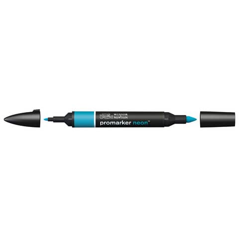 Pennarelli Winsor&Newton Promarker doppia punta fine-larga – neon volt blue NN BL – 0205407