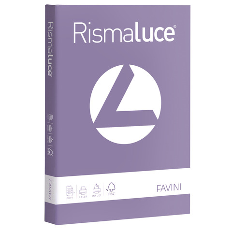 Carta colorata Favini Rismaluce colori forti 200 g/m² A4 – risma da 125 ff violetto – A67J104