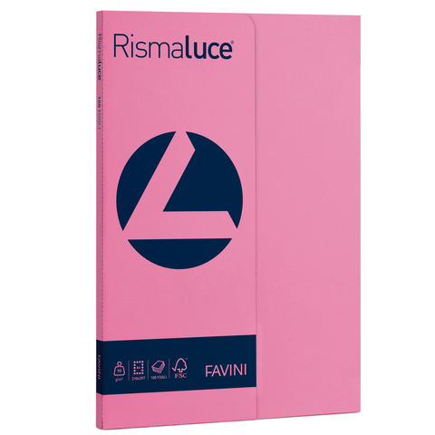 Carta colorata Favini Rismaluce colori forti 90 g/m² A4 – risma da 100 ff ciclamino – A69F144