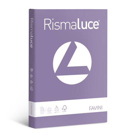 Carta colorata Favini Rismaluce colori forti 90 g/m² A4 – risma da 300 ff violetto – A66J304