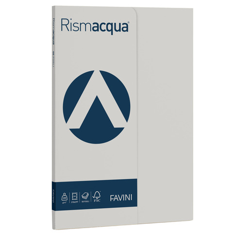 Carta colorata Favini Rismacqua colori tenui 200 g/m² A4 – risma da 50 fogli ghiaccio – A69U544