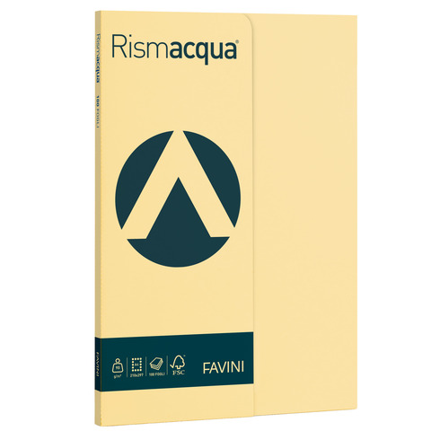 Carta colorata Favini Rismacqua colori tenui 90 g/m² A4 – risma da 100 fogli camoscio – A69R144