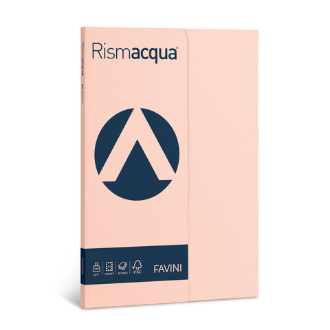 Carta colorata Favini Rismacqua colori tenui 90 g/m² A4 – risma da 300 fogli salmone – A665304