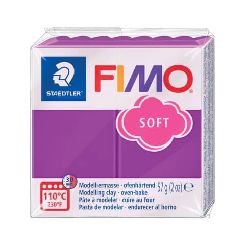 Pasta modellabile Staedtler FIMO® soft 57 g porpora – 8020-61