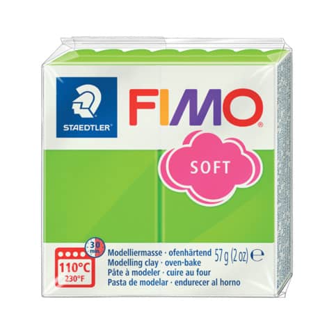 Pasta modellabile Staedtler FIMO® soft 57 g verde mela – 8020-50