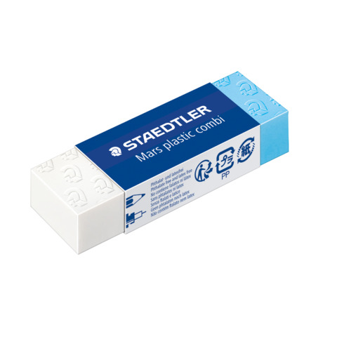Gomma Staedtler Mars® Plastic Combi bianca/blu – 526 508