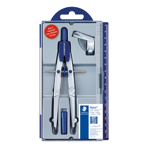 Compasso Staedtler Noris® in metallo senza prolunga – 550 01