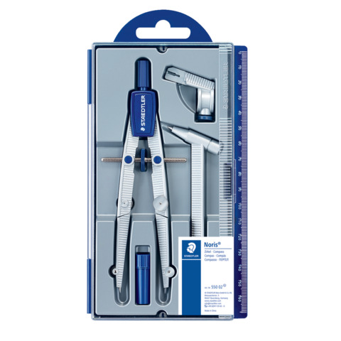 Compasso Staedtler Noris® in metallo con prolunga – 550 02