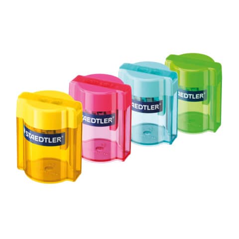 Temperamatite Staedtler a 2 fori con serbatoio colori assortiti – 513 006