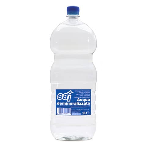 Acqua demineralizzata SAI – formato 2 litri – 0201011
