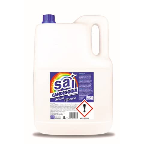 Candeggina classica SAI – formato 5 litri – 0501111