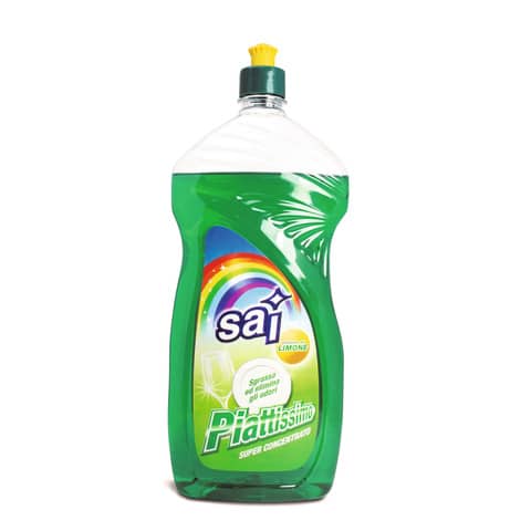 Detergente liquido per stoviglie SAI Piattissimo –  formato 1,25 litri – 0301531